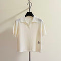 Blend Openwork Knit Top