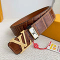 Classic Glossy Leather Belt