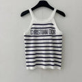 Rhinestone Stripe Detail Vest