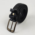 Black Texture Casual Belt