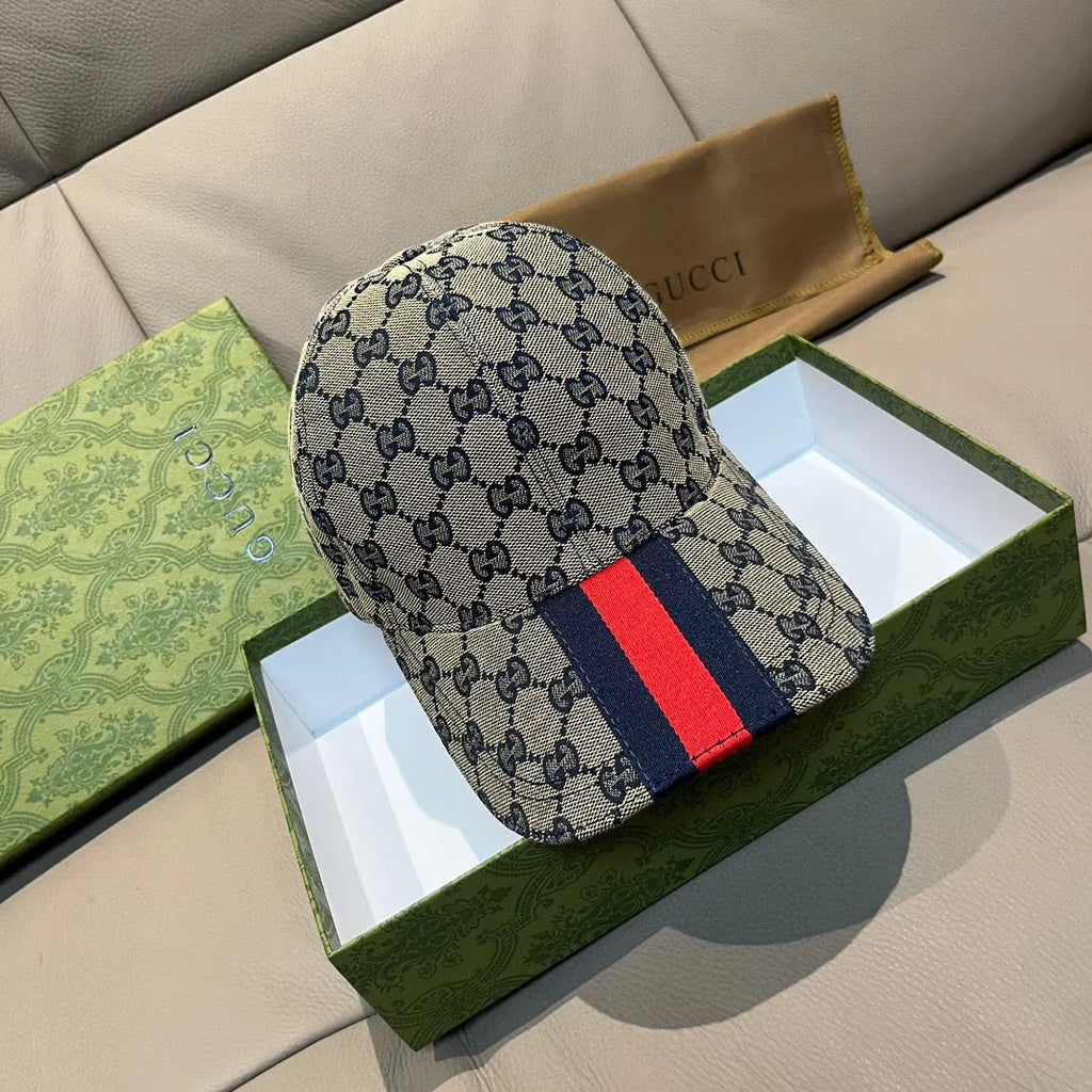 Classic All-Over Embroidered Baseball Cap