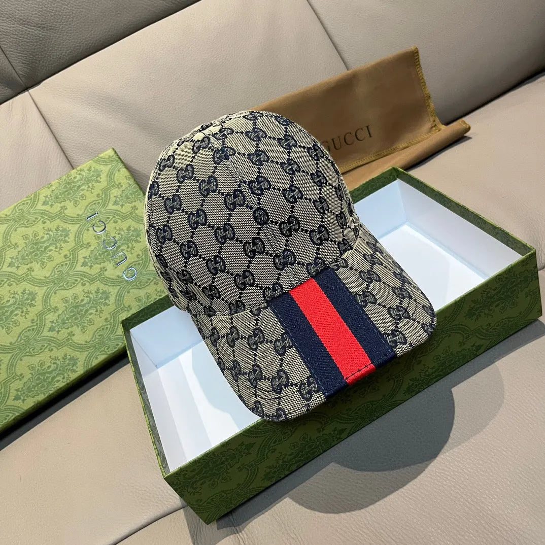 Classic All-Over Embroidered Baseball Cap
