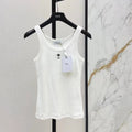 Signature Bee Stitch Cotton Vest