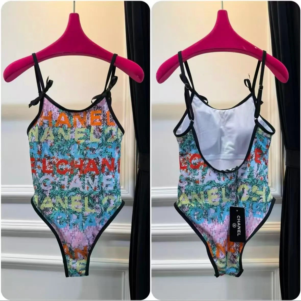 Bow Spaghetti Strap Swimsuit