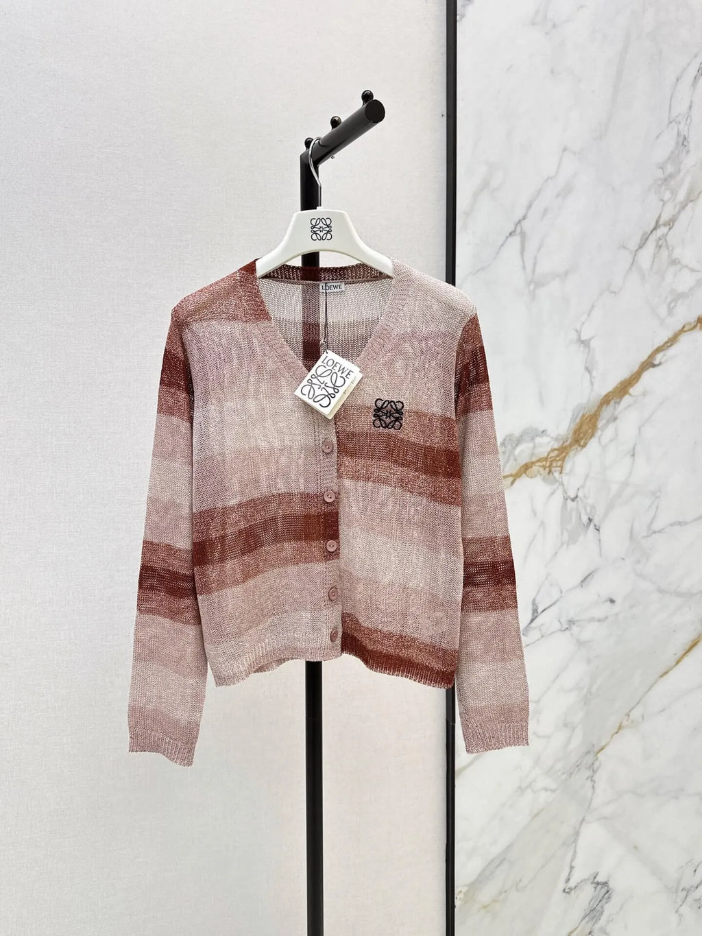 Loose Breath Gradient Knit Top