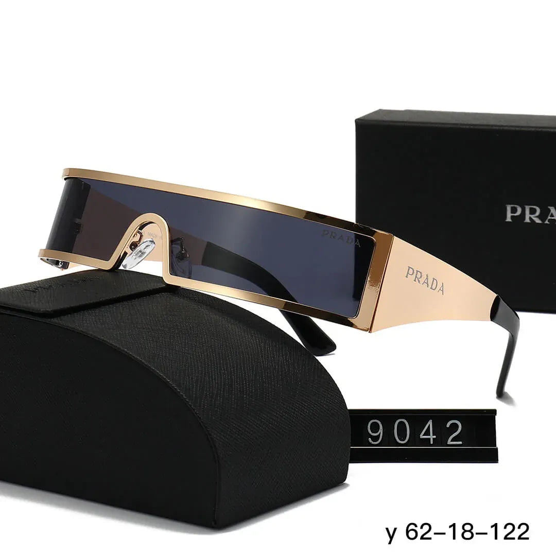 Unique One-Piece Square Sunglasses