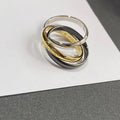 Classic Tri-Tone Triple Ring