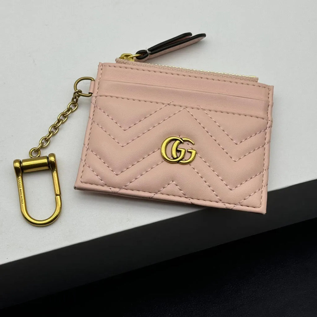Quilted Portable Pouch Wallet