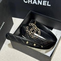 Classic Diamond Quilted Letter Buckle Belt