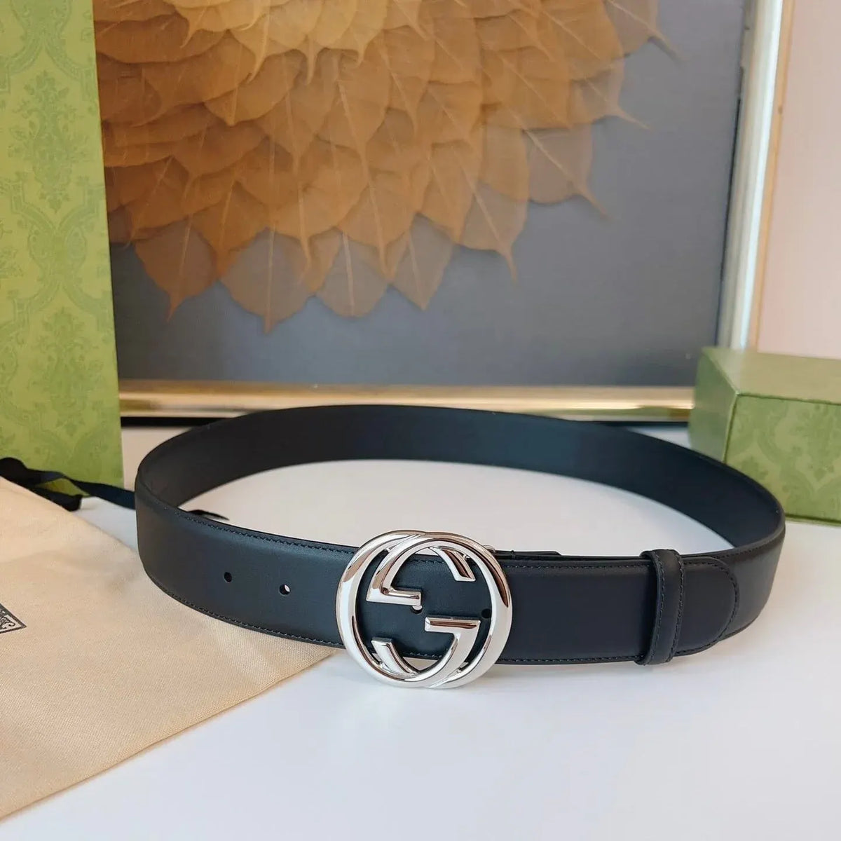 Classic Alternating Buckle Belt