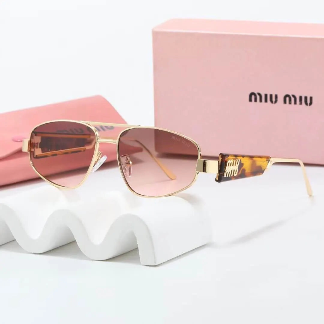 Retro Personalized Temple Aviator Sunglasses
